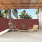 IKAYAA Toldo Lateral Retráctil, Pantalla Enrollable, Protector Solar a Prueba de Viento, Privacidad para Jardin, Balcón, Terraza, Marrón 140 x 600 cm