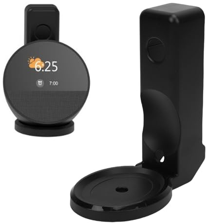 Goshyda Speaker Wall Mount, Outlet Wall Mount for Spot​ 2024 Speakers, with Cable Management (Black)