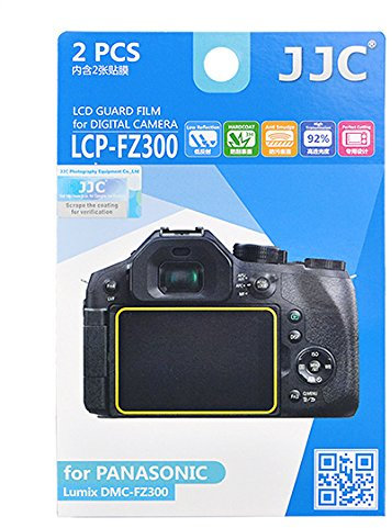 JJC Vitre de Protection LCD kompatibel mit PANASONIC FZ300