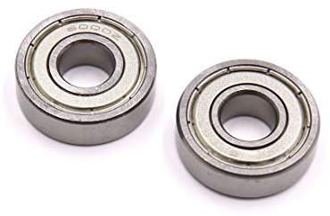 sourcingmap 2 Pcs 6000Z Deep Groove Radial Ball Bearing 26 x 10 x 8mm