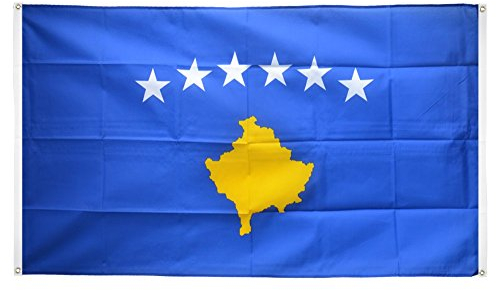 Flaggenfritze® Balkonflagge Kosovo - 90 x 150 cm