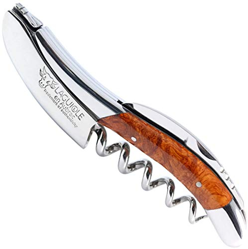 LAGUIOLE en Aubrac professionelles Sommelier Kellnermesser Amboina Wurzelholz