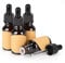 stonylab 15 ml (0,5 oz) 4er-Pack Glas Tropfflasche, Braun Leere Glasflasche mit Kegelförmigem Glastropfer, Innenstöpsel und Etikett für Ätherische Öle, Aromatherapie-Düfte
