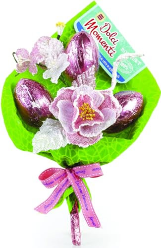 Dolcerie Veneziane Dolce Bouquet Con Uova Di Cioccolato Al Latte O Fondente, 90g