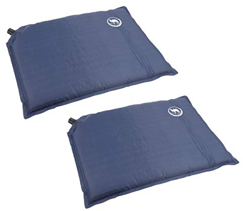 MagiDeal 2X Outdoor Selbstaufblasende Reise Sitzkissen Aufblasbar Campingkissen Luftkissen Campingmatte