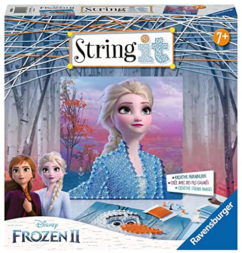 Ravensburger 18076 String it Midi String it Midi Disney Die Eiskönigin 2 - Kreative Fadenbilder mit der kinderleicht aus Kunststoffpins und Buntem Faden