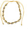 GD GOOD.designs Muschelhaslkette Damen - Kette Shell für Damen I Muschel Gold - Piratenkette