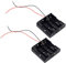 LAMPVPATH (Pack of 2) 4 AA Battery Holder, 4 AA Battery Holder with Leads, 4 AA Battery Holder with Wires