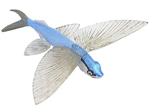 Figuras de Animales Marinos, Juguetes de Peces voladores, Criaturas Marinas del océano, Modelo de Juguetes educativos para niños pequeños