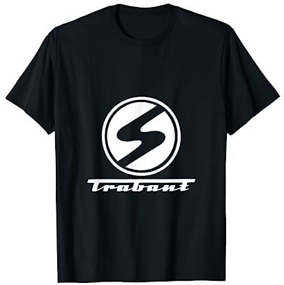 Trabant Schriftzug mit Sachsring Logo Trabi 601 deluxe T-Shirt