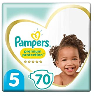 Pampers Premium Protection Maxi Pack 70 Windeln, Größe 5 (11-16 kg)