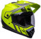 Bell MX-9 Adventure MIPS Motorradhelm (Dash Hi-Viz Gelb/Grau – Medium)