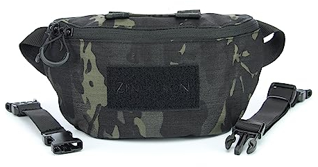 Hüfttasche Modular 1,8L mit MOLLE, abnehmbarem Gurt, Klettflausch, Karabiner und Rückfach für Ballistik – robuste Gürteltasche für Beruf, Freizeit, Outdoor, Taktik, Militär, Survival, Adventure