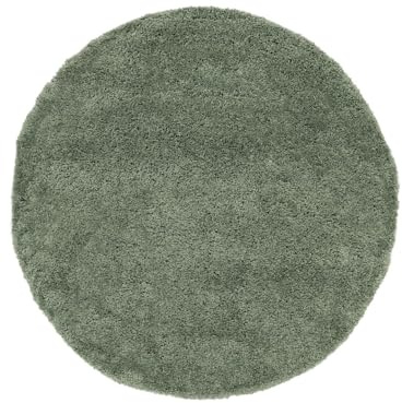 RugVista Comfy Kinderteppich, Ø 250 cm, Grün | Moderne, Rund, Niedriger Stapel, Nur chemische Reinigung, Oeko-Tex 100, Ohne gefährliche Chemikalien, Kinderzimmer