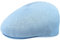 Kangol Tropic Flatcap 504 Schirmmütze Schiebermütze Herrencap Sommercap (L (58-59 cm) - hellblau)