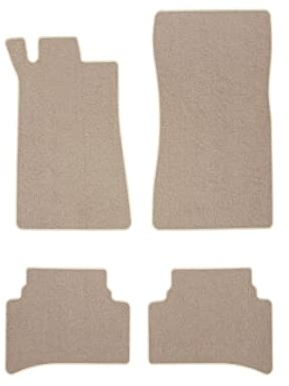 Premium Velourmattenset für Mercedes C-Klasse W202 Bj. 1993-2001 PREM BEIGE Passform Neu Veloursfussmatten Automatten