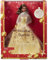 Barbie Signature - 2023 Holiday Puppe 35. Jubiläumsedition mit goldenem Kleid und dunkelbraunes Haar, Echtheitszertifikat, saisonales Sammlergeschenk für Kinder ab 6 Jahren, HJX05