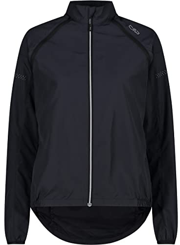 CMP W Jacket Detachable Sleeves Ii Schwarz - Leichte winddichte Damen Jacke, Größe 40 - Farbe Anthracite
