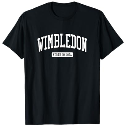 Wimbledon North Dakota ND Sportdesign im Vintage-Stil T-Shirt