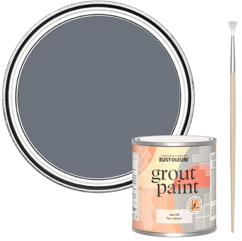 Rust-Oleum Grey Ultra-Durable Grout Paint - Marine Grey 250ml