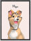 SOMEDA® Dein Haustier als Cartoon Portrait/Hund, Katze, Pferd, etc./ als Poster, Leinwand oder gerahmtes Bild/einzigartiges personalisiertes Geschenk (20x30 cm, Fotoposter)