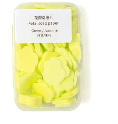 Hand Soap Tablets, Disposable, Antibacterial Soap Tablets, Outdoor Travel, Carry with You, Portable, Long-Lasting Fragrance for Hand Washing,Green