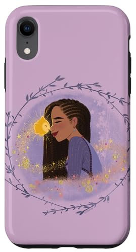 iPhone XR Disney Wish Asha and Star Nose to Nose Circle Case