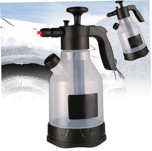 Pulverizador a presión Pulverizador de Espuma para Coche de 2 litros,Botella de Espuma para Nieve a presión Manual,automático de Espuma Nieve,Pulverizador de Bomba Transparente Limpieza de Coches