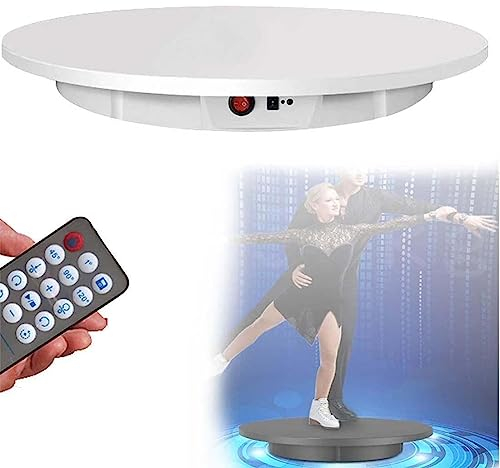Base de exhibición de mercancías, Plato Giratorio eléctrico de 360 Grados para fotografía, Capacidad de 330LB/220LB. Plataforma Giratoria Automática Exhibición De Productos De Fotograf