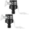 Universel de Connecteur de Robinet,2 PCS Raccord de Tuyau d'arrosage de Cuisine avec Poignée de Serrage en Métal Raccord de Tuyau Flexible de Robinet pour Robinet de Diamètre 15 mm-20 mm