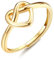 Milacolato Ring Silber 925 Damen Verstellbar Daumenring Herz Ringe Verlobungsring Ring Gold Damen Ewigkeit Promise Ringe Silber Liebe Knoten Ringe für Jubiläum Eheringe-G