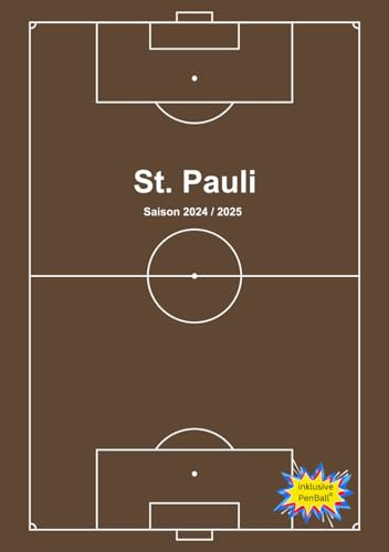 Das Fußball Hausaufgabenheft für St. Pauli-Fans: komplettes Schuljahr : mit vorgedrucktem Datum : Kalender für die Schule : inklusive PenBall©