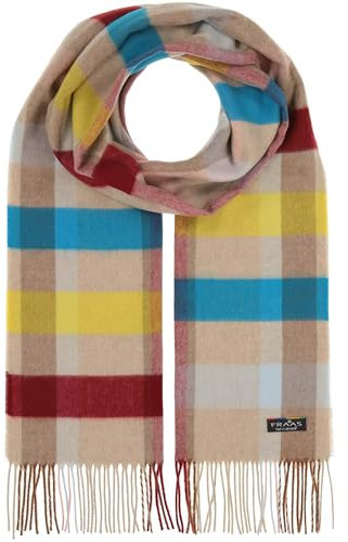 FRAAS Cashmink Schal 35 x 200 cm - Weicher als Kaschmir - Made in Germany - Schal mit bunten Streifen für Damen - Perfekt für Herbst und Winter Soft Beige