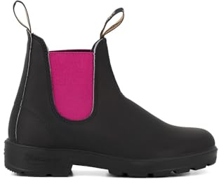 Blundstone 2208 Black Fuchsia Slip On Chelsea Boots