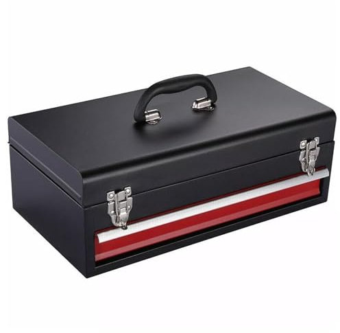 Lockable Tool box With 1 Drawer Portable Metal Tool Organizer Case Waterproof | Lockable Metal Tool Box | Portable Toolbox | 1 Drawer Tool Chest