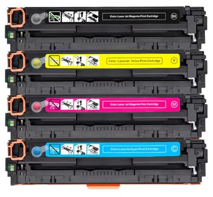 TWEJHX Kompatible Tonerkartusche 540A 541A 542A 543A 125A Kompatibel mit Farbe CP1215 CP1515n CP1518ni CM1312 Serie