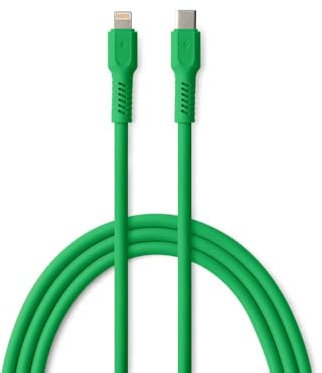FOREVER Colorum Cavo USB type-C Lightning 2,4A Verde - Cavo USB C Lightning 1,8m per Ricarica e Sincronizzazione Dati 480 Mbps - Cavo Lightning USB C per Dispositivi con Porta Lightning