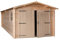 Garage en Bois, EP 28mm, Surface utile 17.42m², INT013