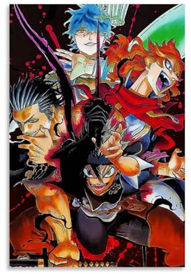 KEEP MARY Black Clover A Poster Dekorative Malerei Leinwand Wandkunst Wohnzimmer Poster Schlafzimmer Malerei 20x30inch(50x75cm)