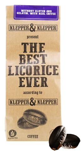 Klepper & Klepper Kaffeelakritz, Glutenfrei und Vegan, 200 g