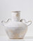 UPWOIGH Large Beige Ceramic Flower Vase, 24CM Rustic Farmhouse Pottery with 2 Handles, Boho Stoneware Decorative Jar with Black Speckled Texture, for Home, Office, or Gift Display