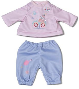 BABY born Jogginganzug,mit rosa Langarm-Shirt und lila Hose für 36cm Puppen, 838815 Zapf Creation