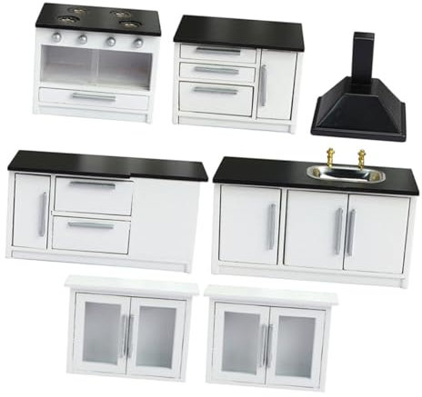 BESPORTBLE De Cocina Miniatura para Casa De Muñecas Muebles De Utilería Estufa De Gas Decoración DIY