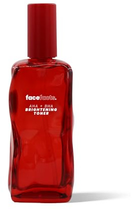 Face Facts Cherry Bliss - AHA & BHA Brightening Toner, smooths Texture and hydrates. Infused with Botanical and Fruity extracts, refines Skin Texture Leaving You with a Luminous Complexion. 140ml