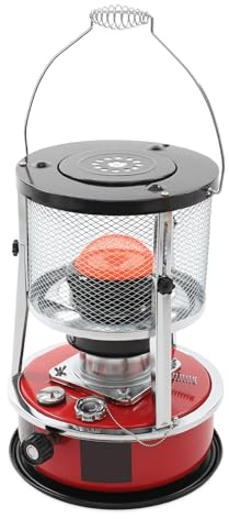 Horno de petróleo 8000 BTU Calefacción de queroseno para interiores, calefacción de petróleo, calefacción de camping con depósito de 5,2 L para garaje, tienda de campaña y emergencia, sin electricidad