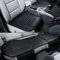 HONCENMAX Auto Sitzbezug Kissen Pad Mat - Atmungsaktiv Auto Seat Protector - Auto Interior Autozubehör - PU Leder Bambuskohle - 2 Vordersitzbezüge und 1 Rücksitzbezug