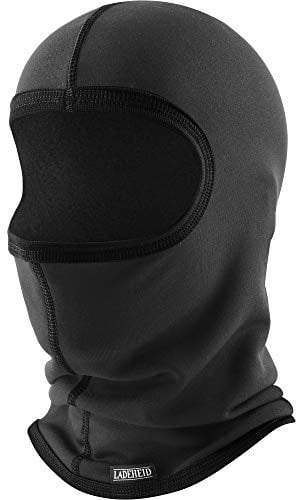 Ladeheid Sturmhaube Winter Skimaske Balaclava Silverplus Thermoaktiv Sturmmaske Motorrad Fahrrad LA-146 (Graphit, M/L)