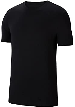 Nike Unisex Kinder Team Club 20 Tee (Youth) T Shirt, Black/White, S (128-137 cm )