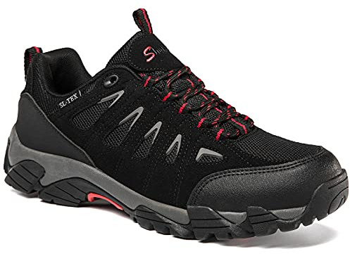 SHULOOK Men's Mhs001Hiking Shoe | Slip Resistant Outsole, Breathable Comfort for Trekking, Camping, Travel and Daily Wear
