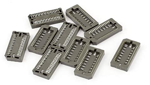 NEW LON0167 10 stücke 1,27mm Pitch PLCC32P 32 Pins IC Buchse SMT SMD Adapter Lӧtеn PLCC Konverter(10pcs 1.27mm Pitch PLCC32P 32 Pins IC Socket Connector SMT SMD Adapter Soldering PLCC Converter